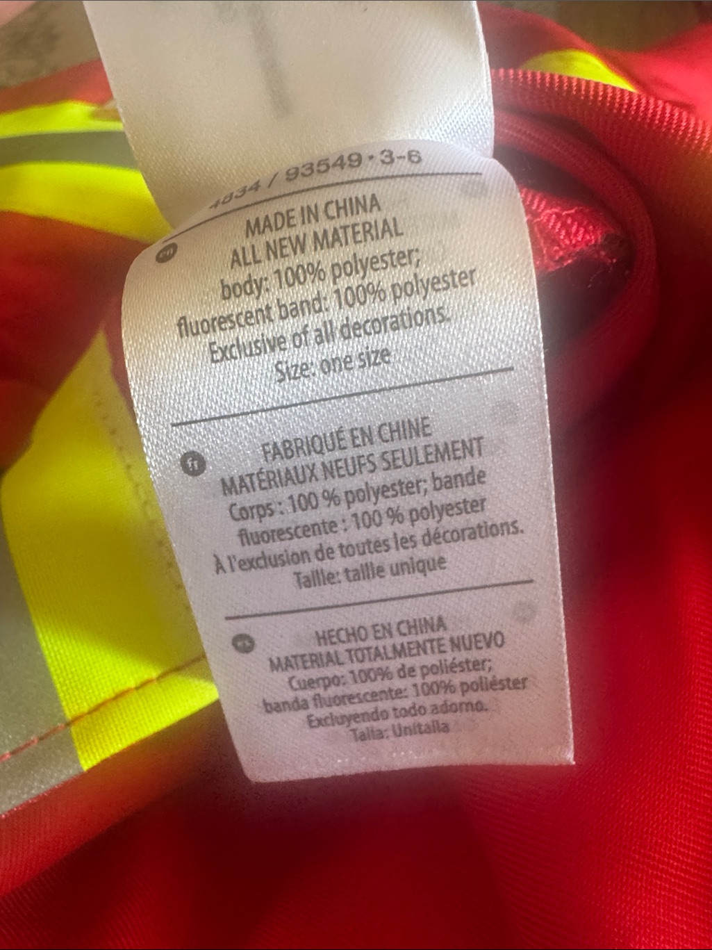 Melissa & Doug Fireman Halloween Costume One Size (3-6y) — image 7 of 8